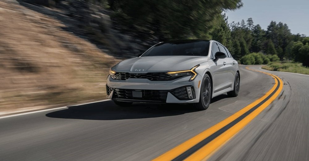 Kia Just Crushed Its Best Sales Quarter Ever and Sedans Are Part of the Story - featured image showing a 2026 Kia K5